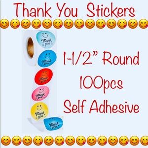100 ~1.5” Thank You Boutique Stickers 🌟🆕🌟 2 Rolls For $16 (Bundle & Save)